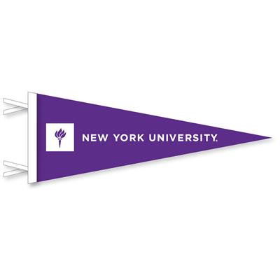 NYU Bobcats Wool Felt Pennant - 9" x 24"