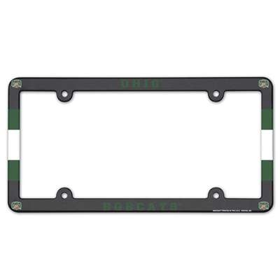 Ohio Bobcats Plastic License Plate Frame