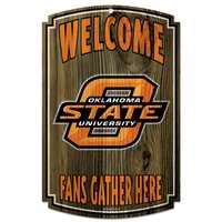 Oklahoma State Cowboys Wood Sign