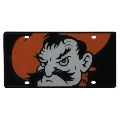 Oklahoma State Cowboys Full Color Mega Inlay License Plate