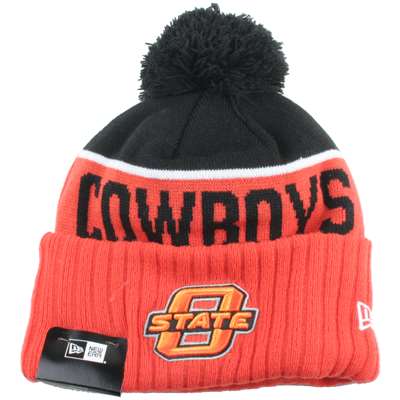 Oklahoma State Cowboys New Era Sport Knit Pom Beanie