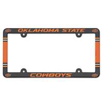 Oklahoma State Cowboys Plastic License Plate Frame