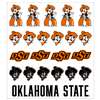 Oklahoma State Cowboys Multi-Purpose Vinyl Sticker Sheet