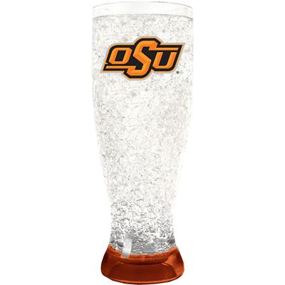 Oklahoma State Cowboys 16oz Flared Pilsner Freezer Glass