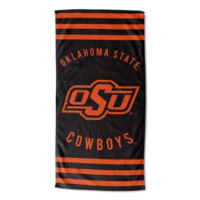 Oklahoma State Cowboys Stripes Beach Towel