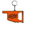 Oklahoma State Cowboys Steel State Bottle Opener K