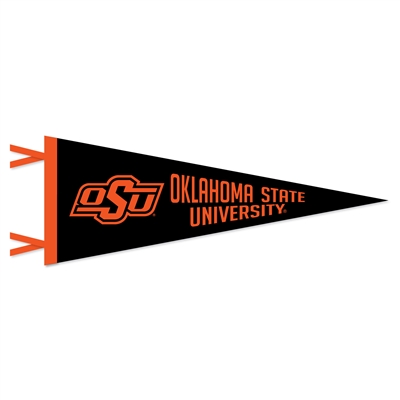 Oklahoma State Cowboys Wool Felt Pennant - 9" x 24