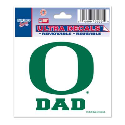 Oregon Ducks Decal 3" X 4" - Dad