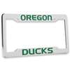 Oregon Ducks Chrome Plastic License Plate Frame