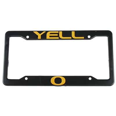 Oregon Ducks Plastic License Plate Frame - Yell-O