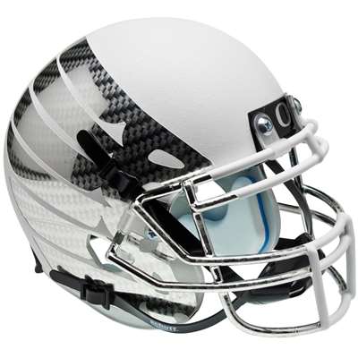 Oregon Ducks Mini Helmet by Schutt - Liquid White w/ Wings