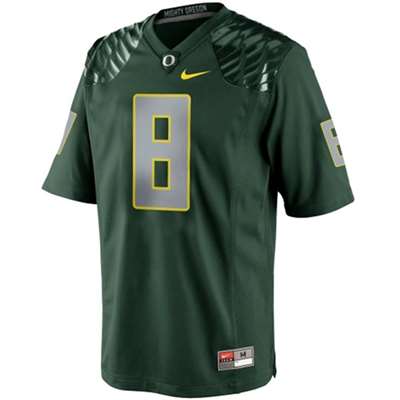 Nike Oregon Ducks Youth Replica Football Gameday Jersey - Green #8 Wings - Alternate