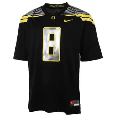 Nike Oregon Ducks Youth/Preschool Replica Football Gameday Jersey - Black #8 Wings