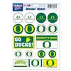 Oregon Ducks Vinyl Sticker Sheet - 17 Stickers