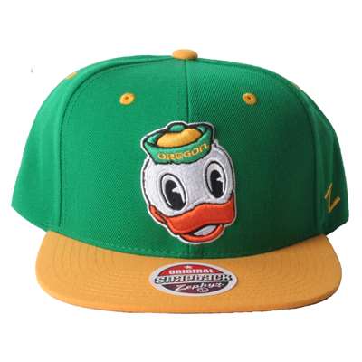 Oregon Ducks Zephyr Puddles the Duck Snap Back Hat