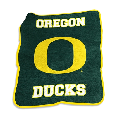 Oregon Ducks Mascot Throw Blanket