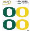 Oregon Ducks Logo Decal Sheet - 4 Decals