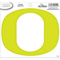 Oregon Ducks Logo Decal - Neon Yellow - 11" x 9"