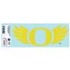 Oregon Ducks Wings Logo Transfer Decal - 6.5" x 2.5" - Yellow