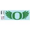 Oregon Ducks Wings Logo Transfer Decal - 6.5" x 2.5" - Green