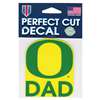 Oregon Ducks Perfect Cut Decal - Dad