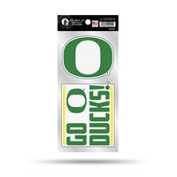 Oregon Ducks Double Up Die Cut Decal Set