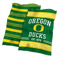 Oregon Ducks Colorblock Plush Blanket