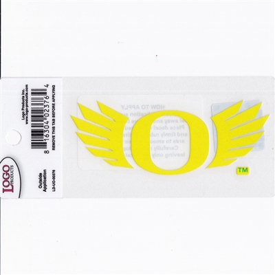 Oregon Ducks Logo Transfer Decal - 1.5" x 4" - Win