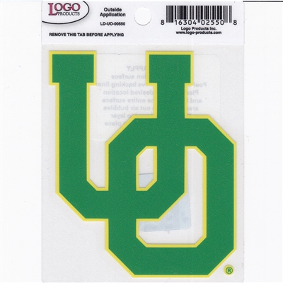 Oregon Ducks Logo Transfer Decal - 4" x 3.25" - UO