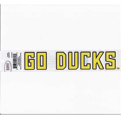 Oregon Ducks Logo Transfer Decal - 1.5" x 7" - Go 