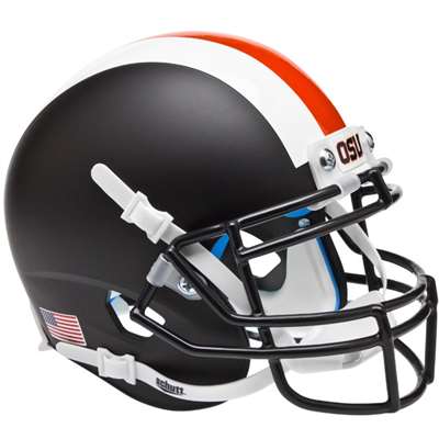 Oregon State Beavers Mini Helmet by Schutt - Matte Black