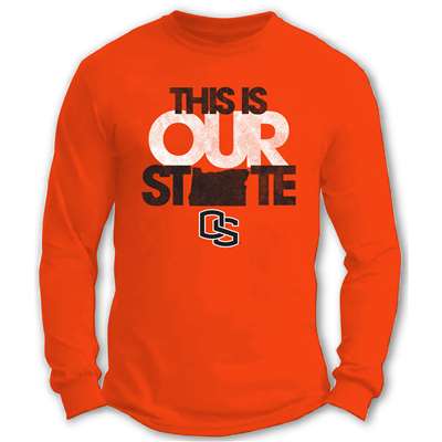 Oregon State Beavers Essential Long Sleeve Our State T-Shirt