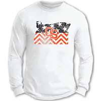 Oregon State Beavers Essential Long Sleeve Flag T-Shirt