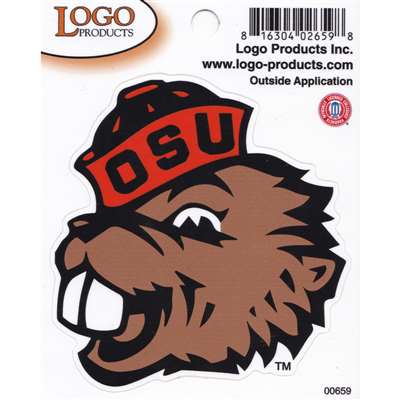 Oregon State Beavers Logo Decal - 3.5" x 3.5"