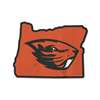 Oregon State  Beavers Home State Wood Sign