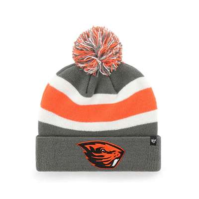 Oregon State Beavers 47 Brand Breakaway Cuff Knit Beanie - Charcoal