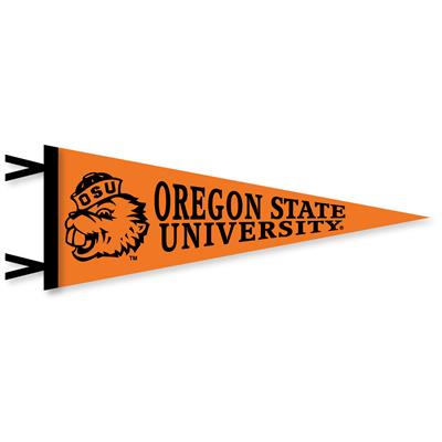 Oregon State Beavers Wool Felt Pennant - 9" x 24"