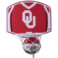 Oklahoma Sooners Mini Basketball And Hoop Set