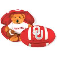 Oklahoma Sooners Stuffed Bear in a Ball - Football