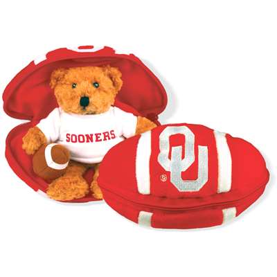 Oklahoma Sooners Stuffed Bear in a Ball - Football