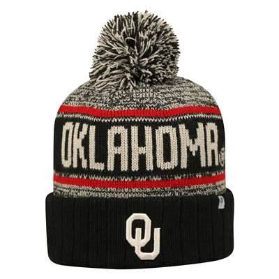 Oklahoma Sooners Top of the World Acid Rain Pom Knit