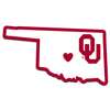 Oklahoma Sooners Home State Decal