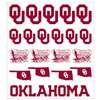 Oklahoma Sooners Multi-Purpose Vinyl Sticker Sheet