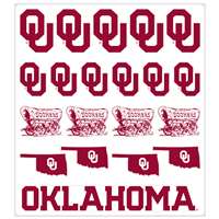 Oklahoma Sooners Multi-Purpose Vinyl Sticker Sheet