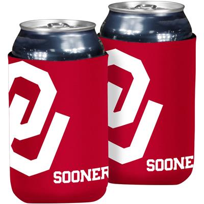 Oklahoma Sooners Oversized Logo Flat Coozie