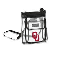 Oklahoma Sooners Gameday Clear Crossbody Bag - Bla