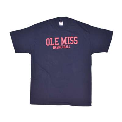 Ole Miss T-shirt - Navy Basketball Tee