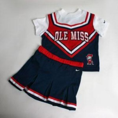 Mississippi Toddler 2-piece Short Sleeve Cheerleader Outfit By Nike