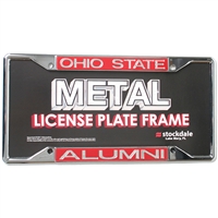 Ohio State Buckeyes Metal Inlaid Acrylic License Plate Frame