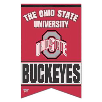 Ohio State Buckeyes Premium Felt Banner - 17" X 26"